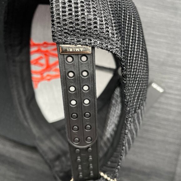New AMIRI Red Label Black Cap - Picture 5 of 6